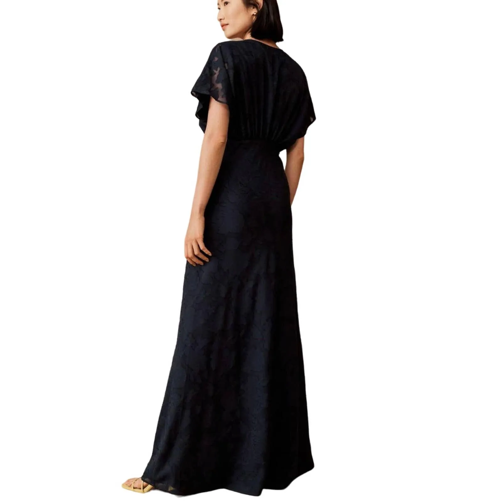 Anthropologie Hutch Lindy Bohemian Dress Size 0 Dark Navy
