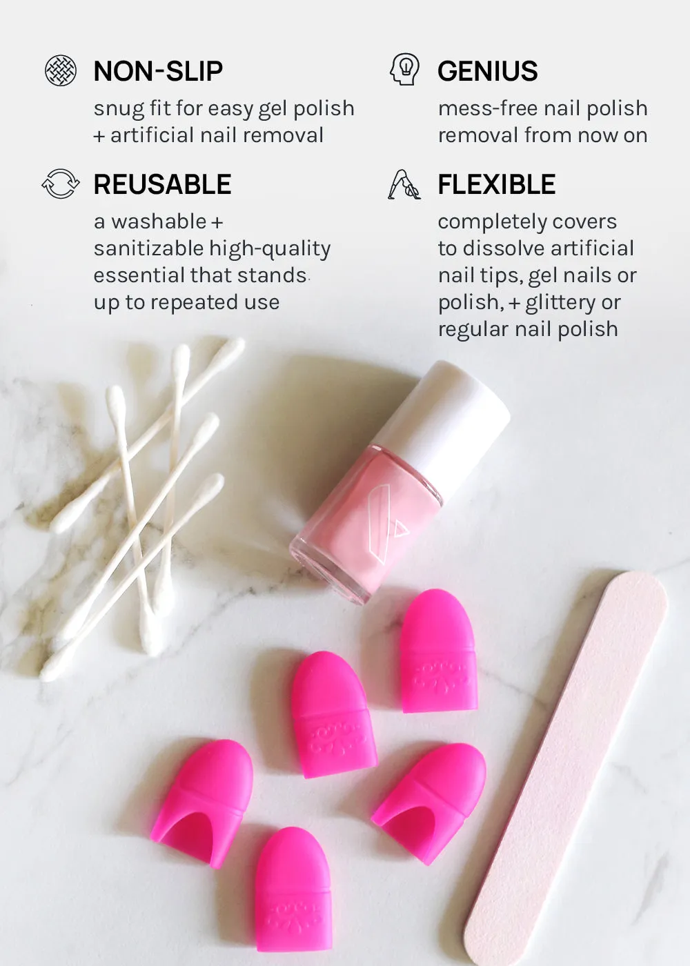 AOA Nail Polish Remover Caps