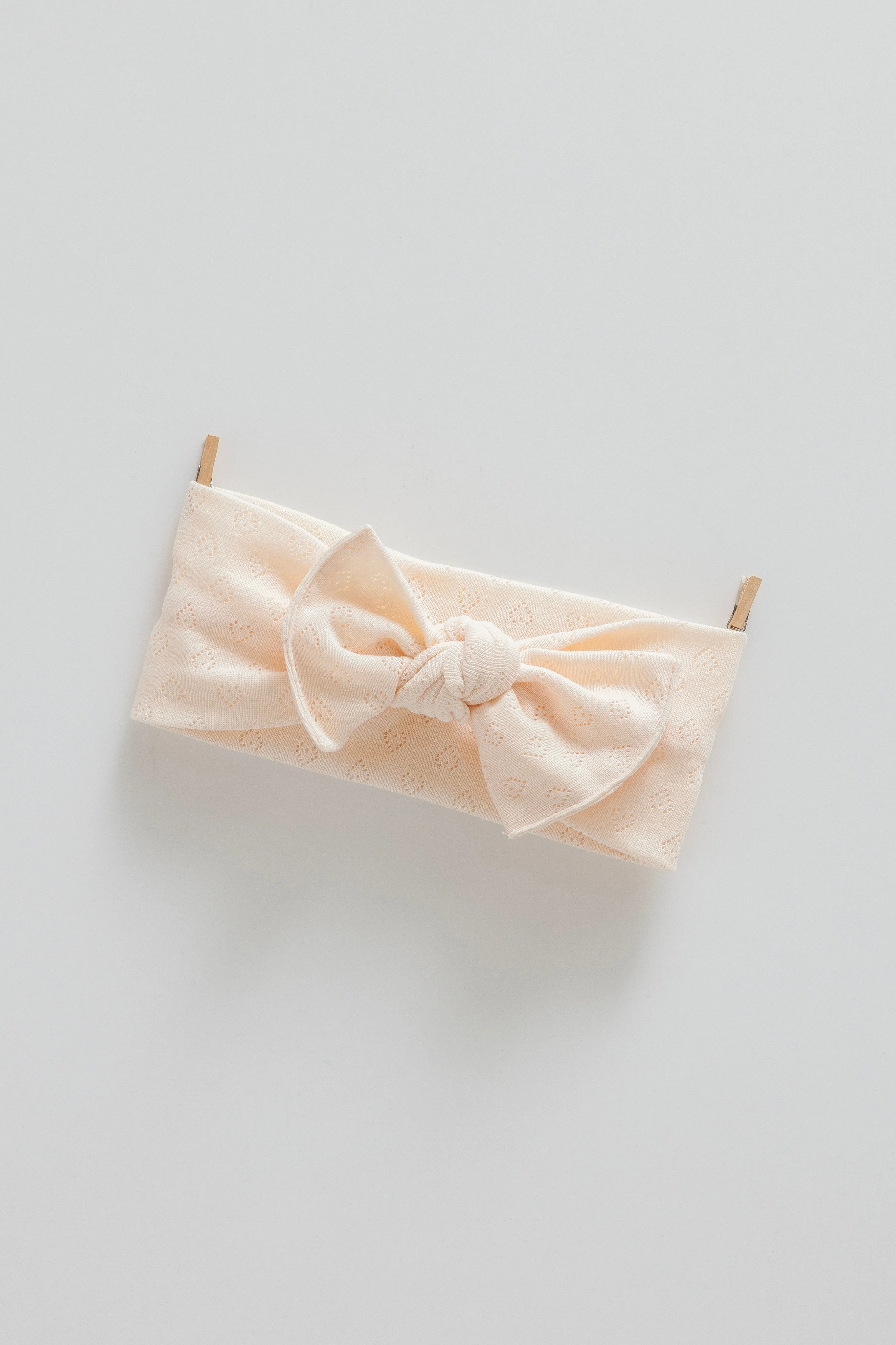 Baby Bow Salmon Headband
