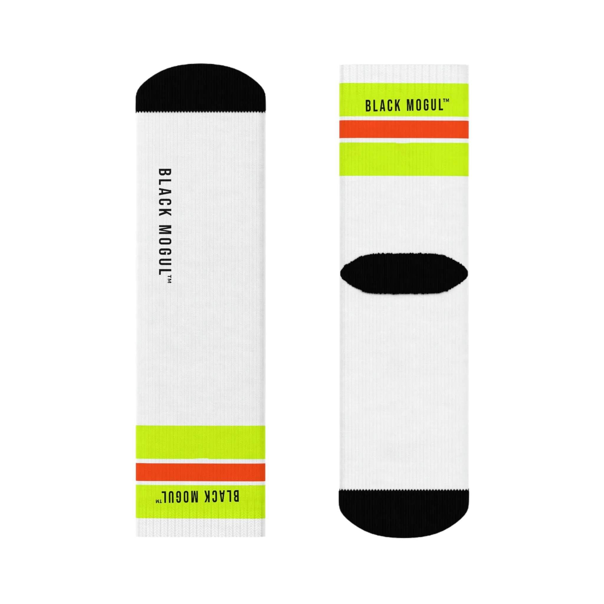 Black Mogul Under Construction Crew Socks