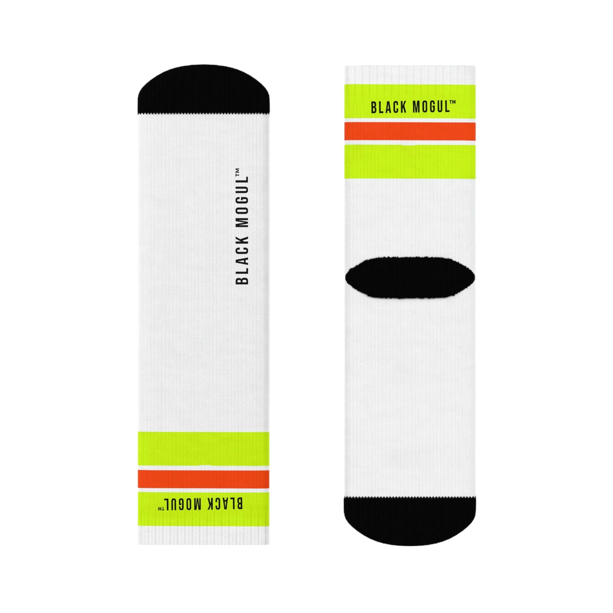 Black Mogul Under Construction Crew Socks