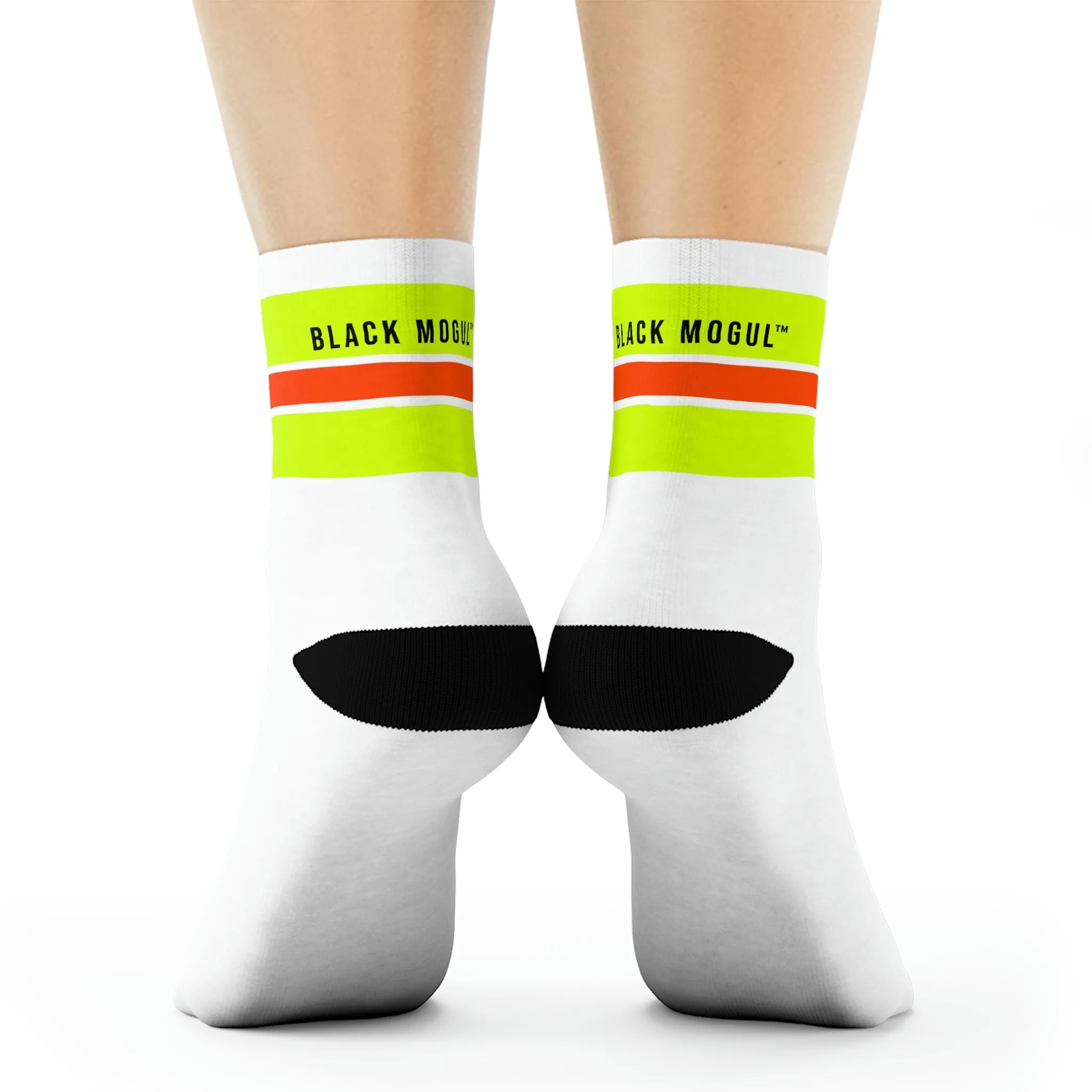 Black Mogul Under Construction Crew Socks
