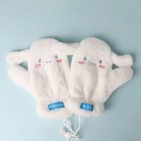 Cinnamoroll White Fluffy Mittens