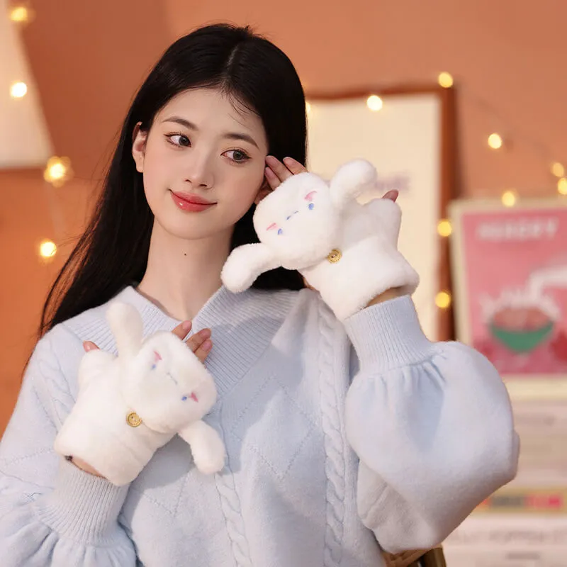 Cinnamoroll White Fluffy Mittens