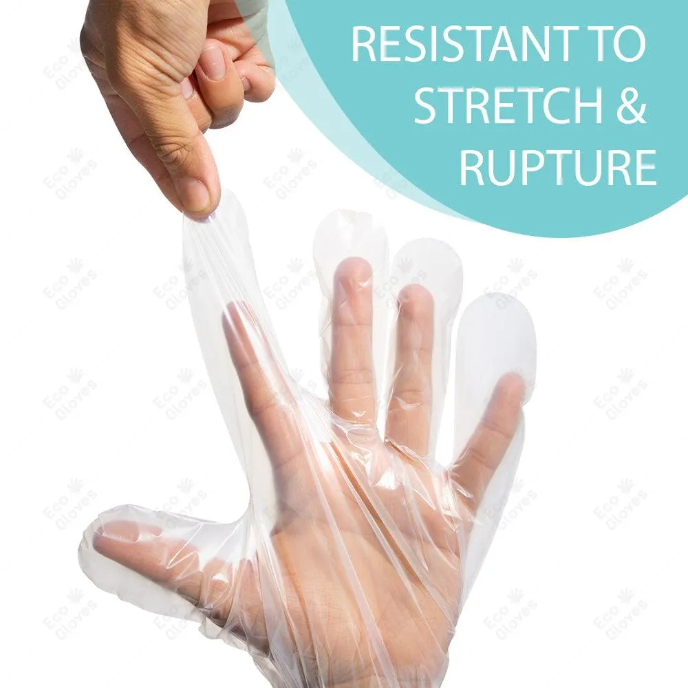 Eco Gloves Disposable Eco-Friendly Compostable Gloves (Case of 24 Boxes)