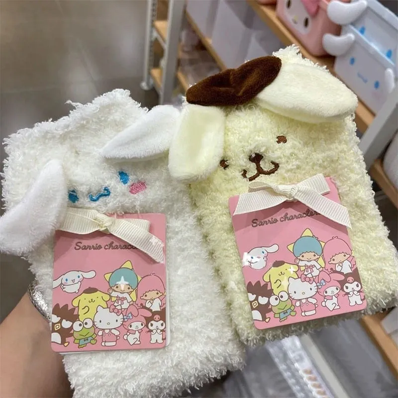 Kawaii Cute Cinnamoroll Floor Socks