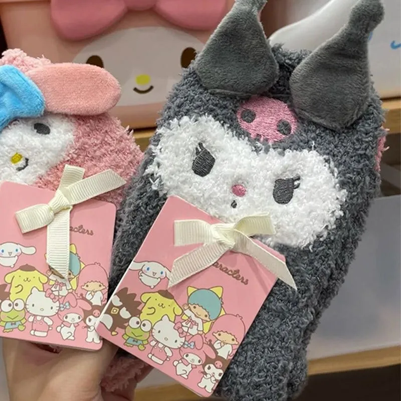 Kawaii Cute Cinnamoroll Floor Socks