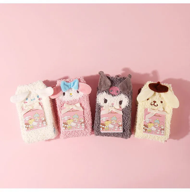 Kawaii Cute Cinnamoroll Floor Socks