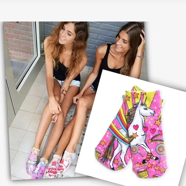 Kawaii Harajuku 3D Unicorn Socks
