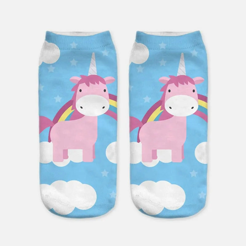 Kawaii Harajuku 3D Unicorn Socks
