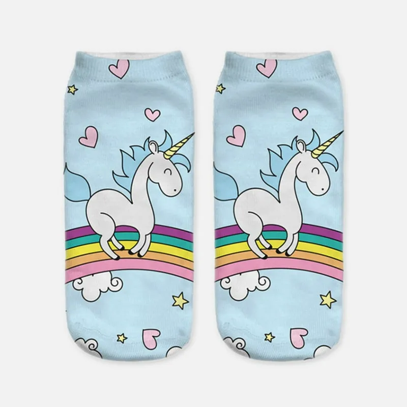 Kawaii Harajuku 3D Unicorn Socks