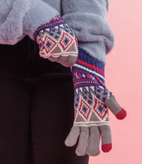 Kids Fair Isle Gloves
