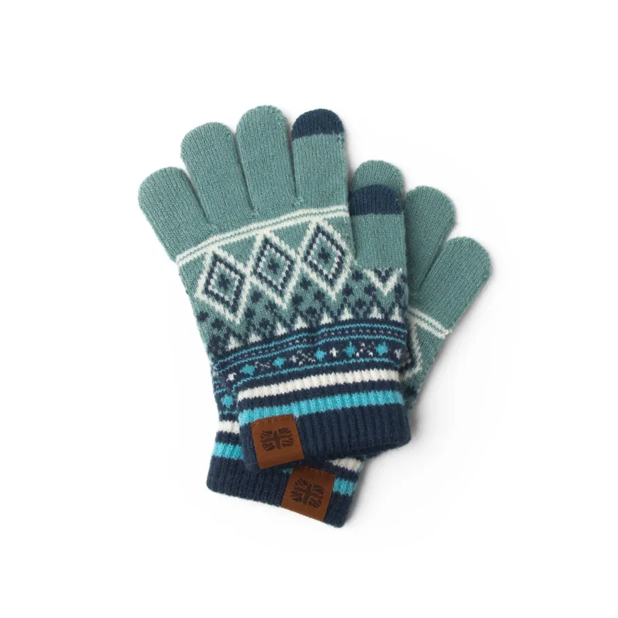 Kids Fair Isle Gloves