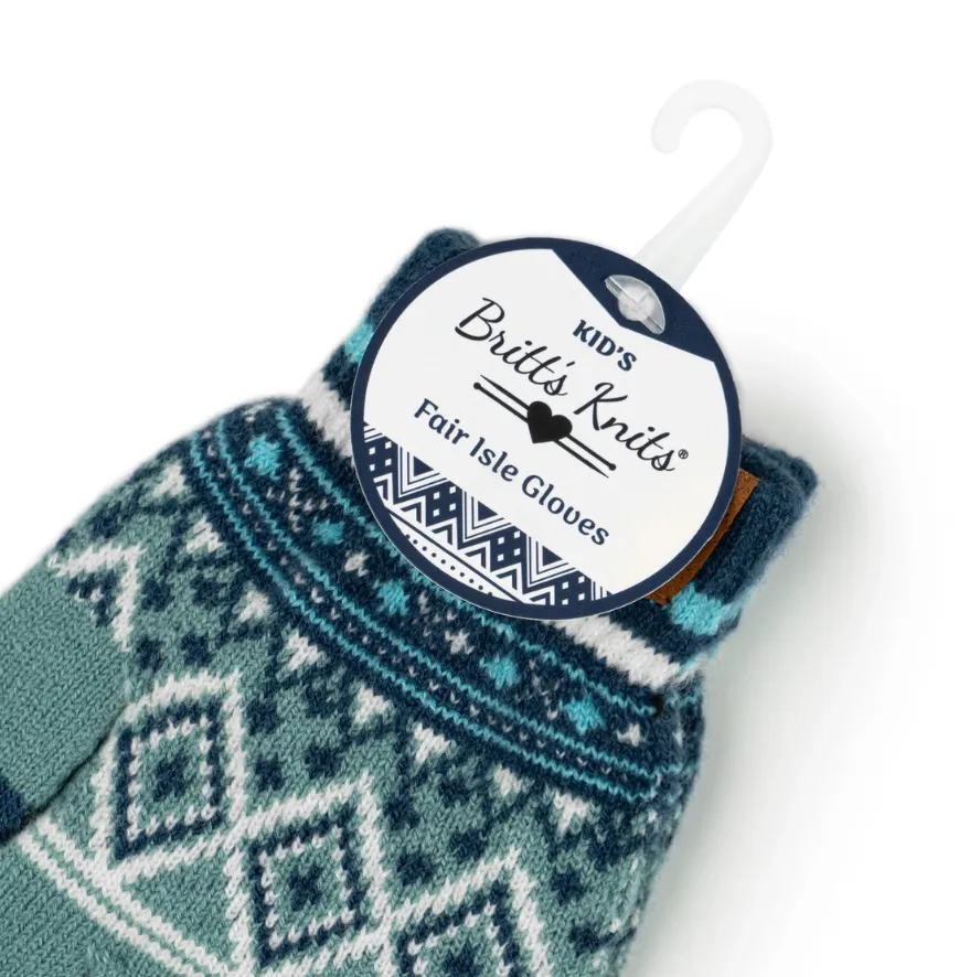 Kids Fair Isle Gloves