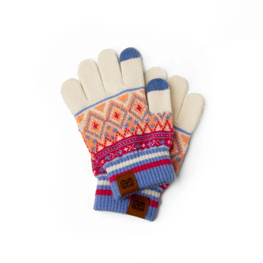 Kids Fair Isle Gloves