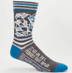 Let Her Win Socks (Men's)