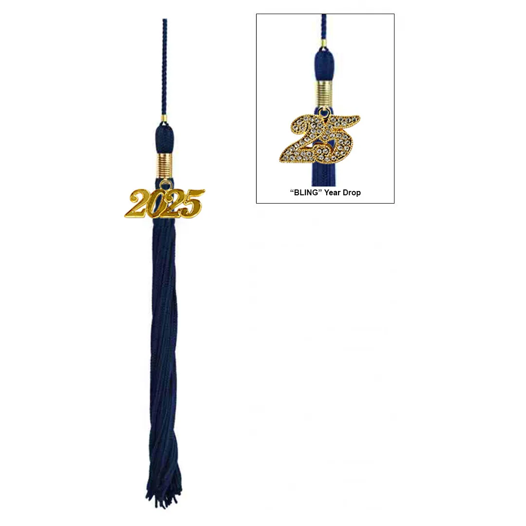 Matte Navy Blue High School Cap & Tassel - Graduation Caps