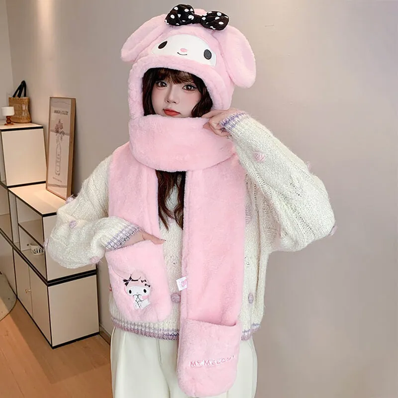 My Melody Jirai Kei Hat Scarf