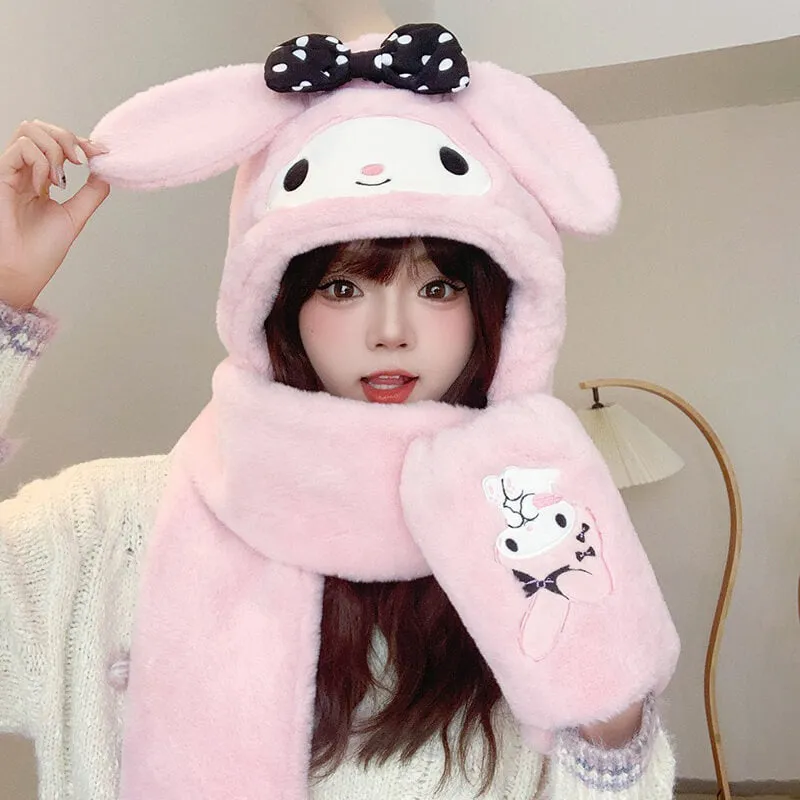 My Melody Jirai Kei Hat Scarf