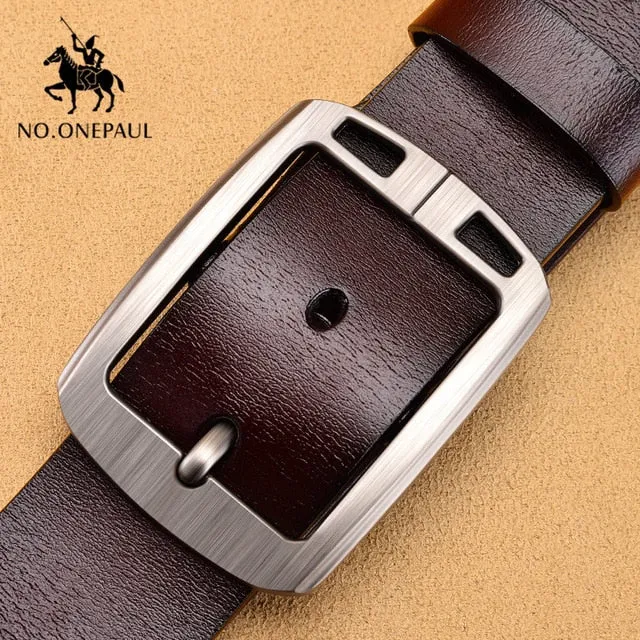 NO.ONEPAUL Jeep Genuine Leather Belt For Men