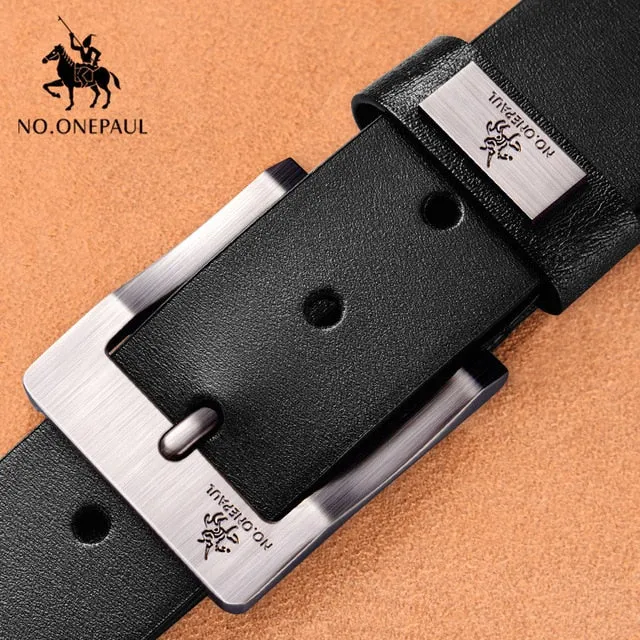 NO.ONEPAUL Jeep Genuine Leather Belt For Men