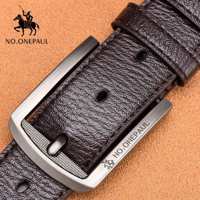 NO.ONEPAUL Jeep Genuine Leather Belt For Men