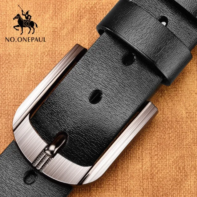NO.ONEPAUL Jeep Genuine Leather Belt For Men