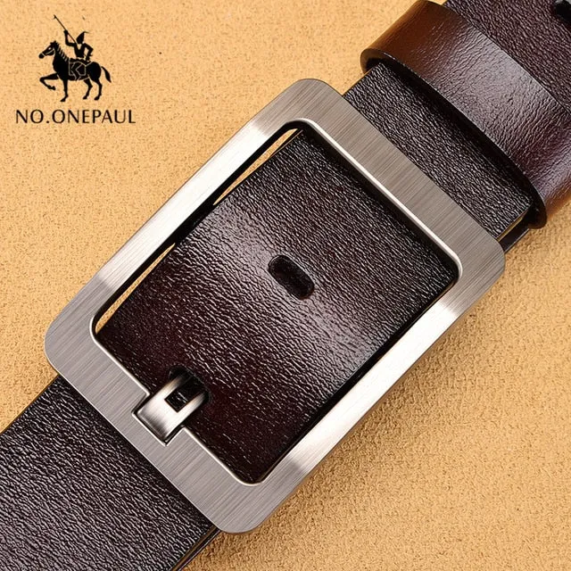 NO.ONEPAUL Jeep Genuine Leather Belt For Men