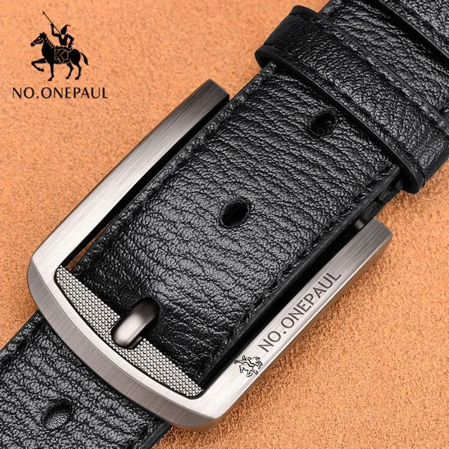 NO.ONEPAUL Jeep Genuine Leather Belt For Men