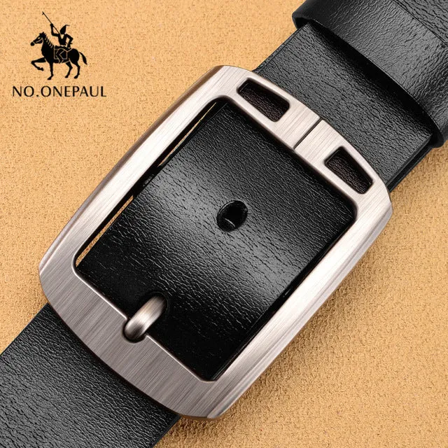 NO.ONEPAUL Jeep Genuine Leather Belt For Men