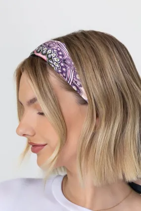 SQUARE HEAD SCARF (PINK/BLACK)