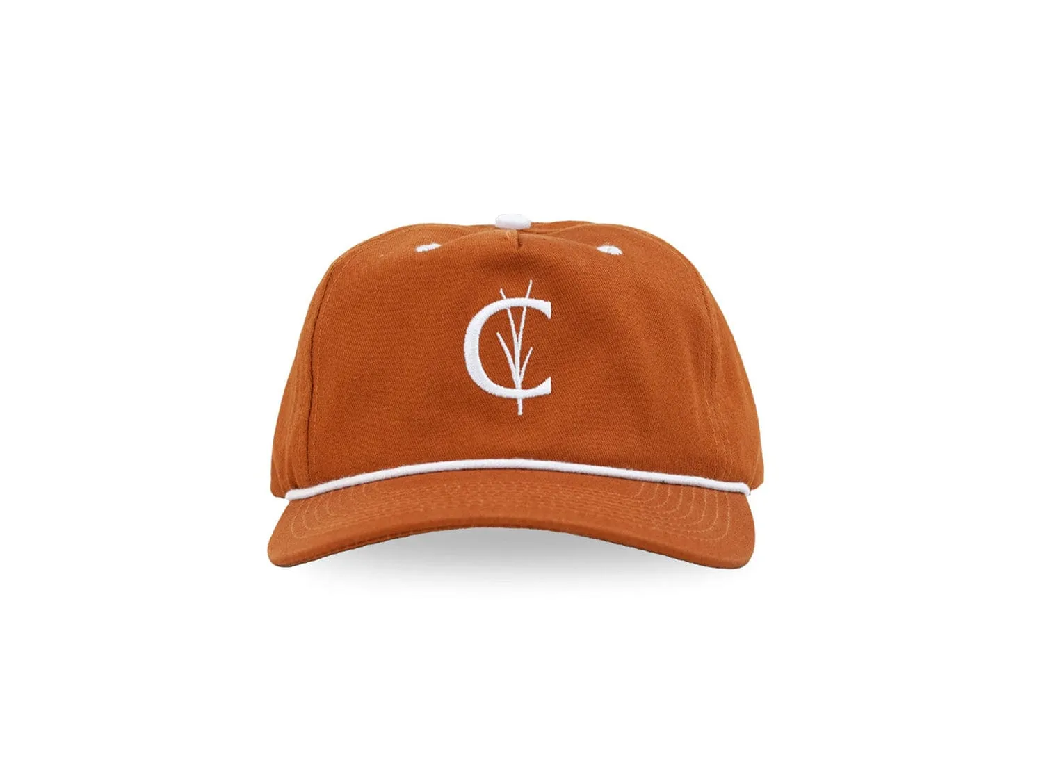 Throwback Hat - Grassy C - Burnt Orange