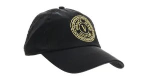 Versace Jeans Couture Black V Logo Medallion Cap-One Size