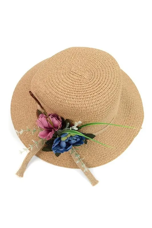 Women's Flower Floppy Sun Hat