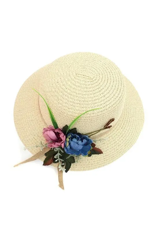 Women's Flower Floppy Sun Hat