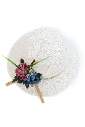 Women's Flower Floppy Sun Hat