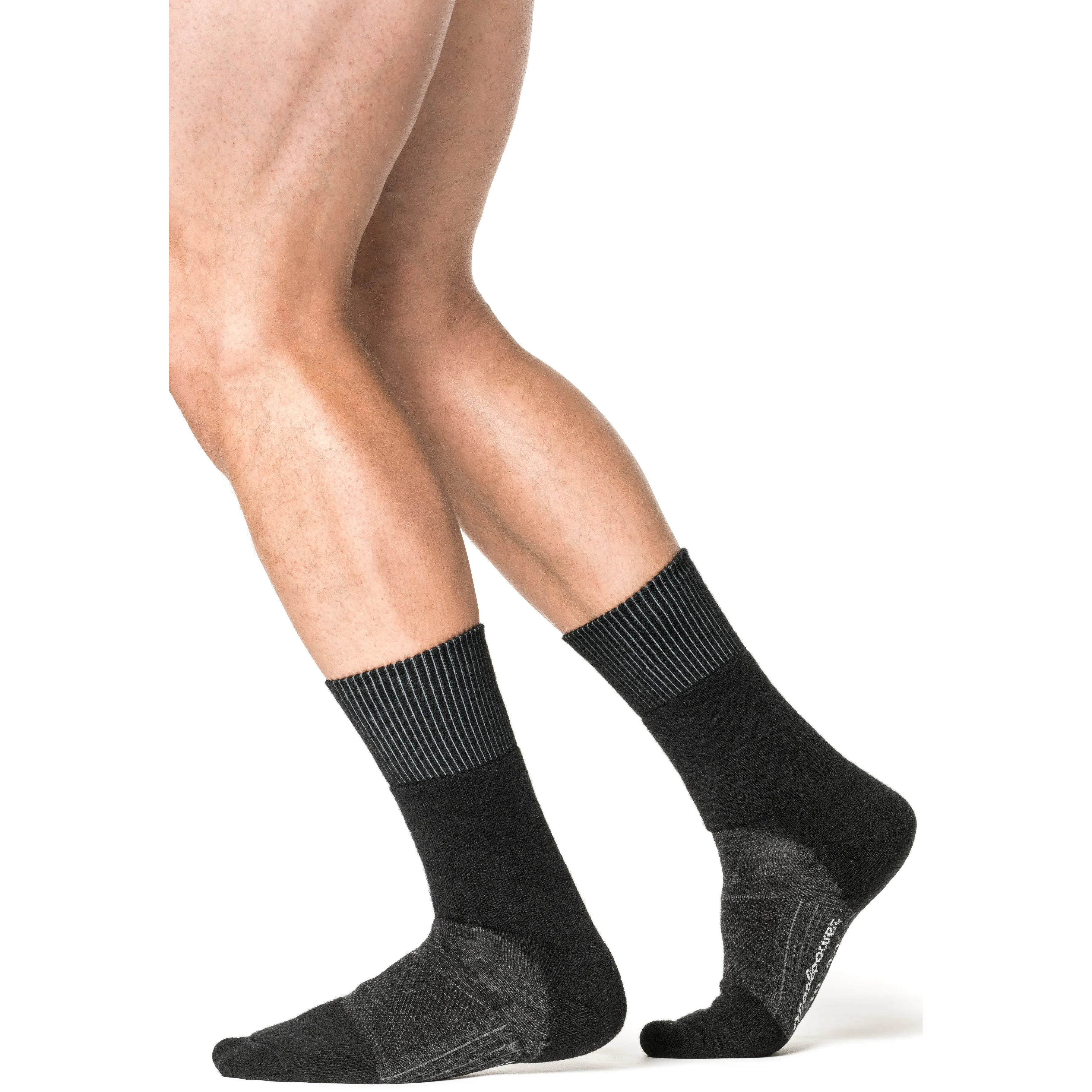 Woolpower Socks Skilled Classic 400 Dark Grey/Black | Buy Woolpower Socks Skilled Classic 400 Dark Grey/Black here | Outnorth